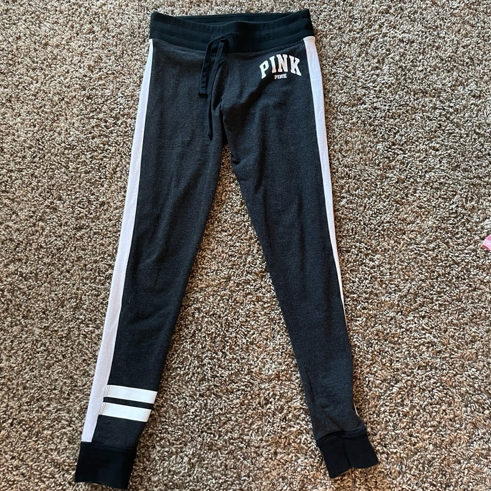 Charcoal Grey PINK Yoga leggings